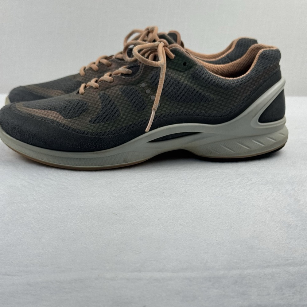 ECCO Biom Fjuel Racer Cross Trainer Sneakers Dark Shadow Peach Womens EU 38 US 7 - Picture 3 of 11